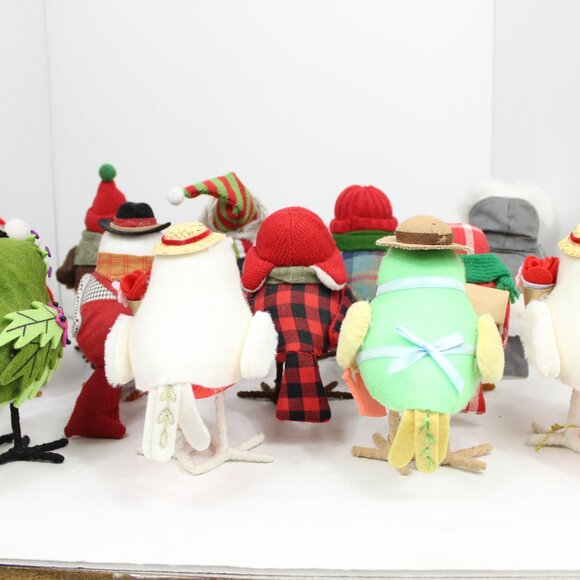 Wondershop Collectibles Friendly Friends Christmas Adorable Bird Decor Lot 12 - Picture 6 of 12